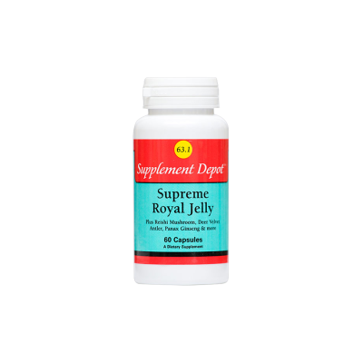 #63.1 Supreme Royal Jelly (60 Capsules) BUY 3 Get 1 FREE (Value: $50/each)