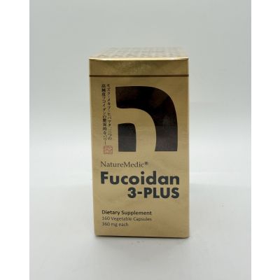 Nature Medic Fucoidan 3-Plus (160 Vegetable Capsules) 360 mg/each