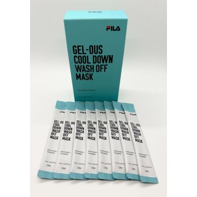 FILA Gel-ous Cool Down Wash Off Mask ((3 ml / 0.23 fl oz X 24ea)