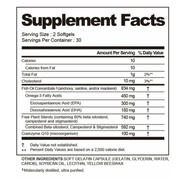 Omega3 + CoQ10 (60 Softgels)