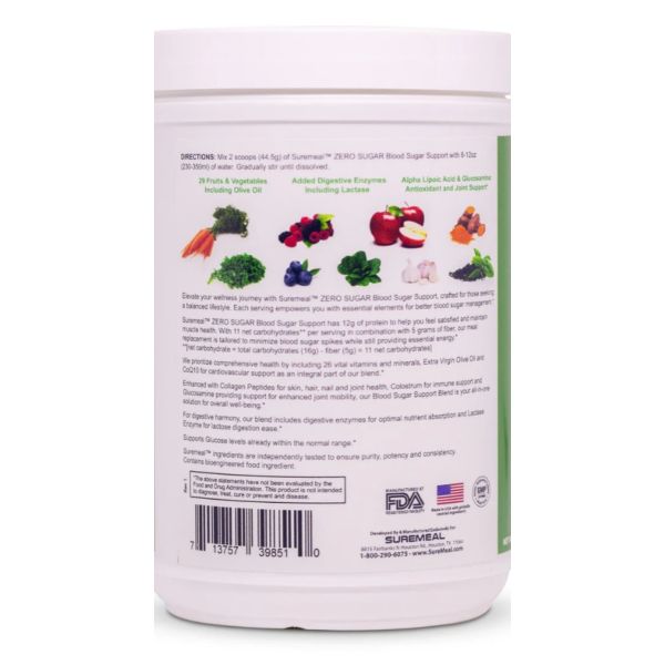 Zero Sugar BLOOD SUGAR SUPPORT (SỮA TIỂU ĐƯỜNG) (9 Servings)